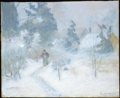Snow Scene by Theodore Wendel