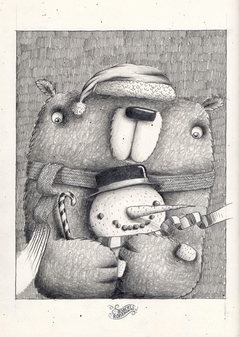 Snowman by Robert Romanowicz