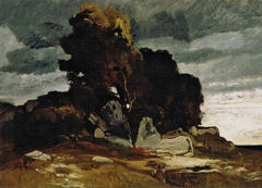 Sturm (Heroische Landschaft) by Adolf Stäbli