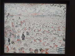 The Beach at Ostende by James Ensor