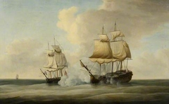 The Capture of the Duc de Chartres, 18 April 1747 by Dominic Serres