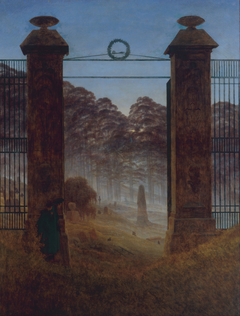 The Cemetery Entrance by Caspar David Friedrich