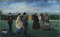 The Croquet Party by Edouard Manet