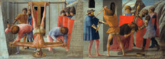 The Crucifixion of Saint Peter and the Decapitation of Saint John the Baptist by Masaccio