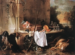 The Dead Wolf by Jean-Baptiste Oudry