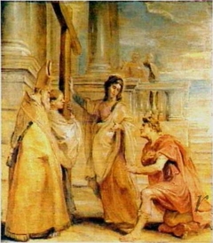 The emperor Constantine venerates the True Cross by Peter Paul Rubens