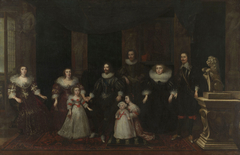 The Family of the 1st Duke of Buckingham (1592-1628) by Anonymous
