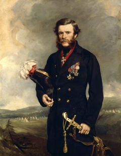 The Honourable Percy Egerton Herbert CB, MP, later Lieutenant-General, KCB, PC (1822-1876) by Francis Grant