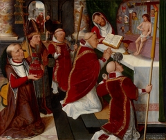 The Mass of Saint Gregory by Pieter Claeissens the Elder