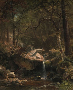 The Mountain Brook by Albert Bierstadt