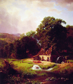 The Old Mill by Albert Bierstadt