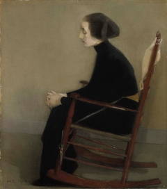 The Seamstress (The Working Woman) by Helene Schjerfbeck