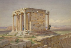 The Temple of Athena Nike. View from the North-East by Carl Werner