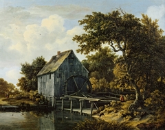 The Watermill by Meindert Hobbema