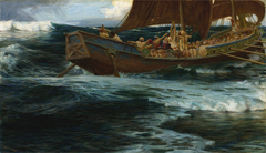The Wrath of the Sea God by Herbert James Draper