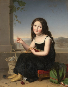 The Young Embroiderer by Jeanne-Elisabeth Chaudet