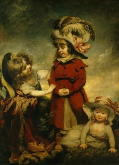 Three Children Dressing Up