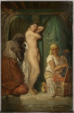 Un bain au sérail by Théodore Chassériau