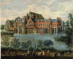Los Archiduques Isabel Clara Eugenia y Alberto en el Palacio de Tervuren en Bruselas by Jan Brueghel the Elder