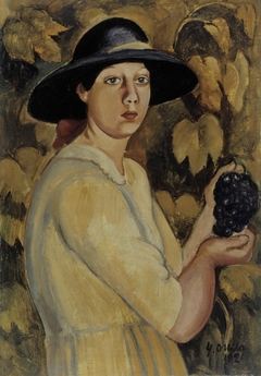 Girl with Grapes