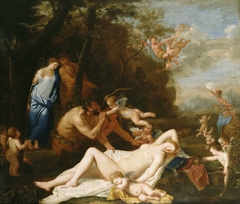 Venus Sleeping, with Satyrs and Cupids by Karel Philips Spierincks