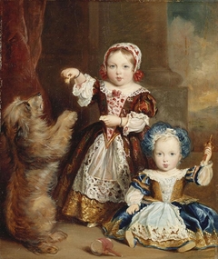 Victoria, Princess Royal, with Albert Edward, Prince of Wales by Thomas Musgrave Joy
