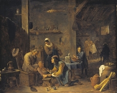 Village Doctor visiting a Patient by David Teniers the Younger