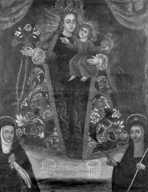 ''Virgin of the Rosary with Worshipers''