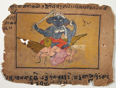 Vishnu on Garuda by Anonymous