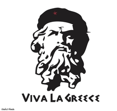 Viva La Greece by Khalid Albaih