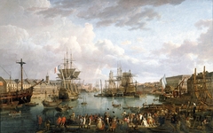 Vue de l'intérieur du Port de Brest (1795)
