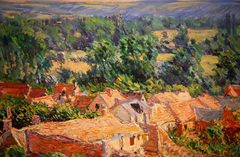 Vue du village de Giverny