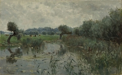 Water Meadows on the River IJssel by Willem Roelofs I