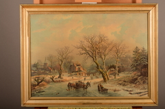 Winterlandschap by Barend Cornelis Koekkoek