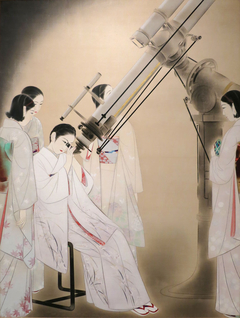 Women Observing Stars by Ōta Chōu