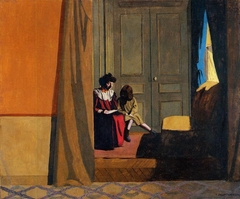 Women Reading to A Little Girl