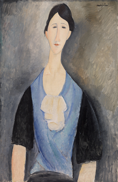 Young Woman in Blue (Giovane donna in azzurro) by Amedeo Modigliani